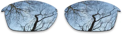 Vista 2 de ToughAsNails 2 pares de lentes polarizadas de repuesto para Oakley Unstoppable negro y plateado cromado