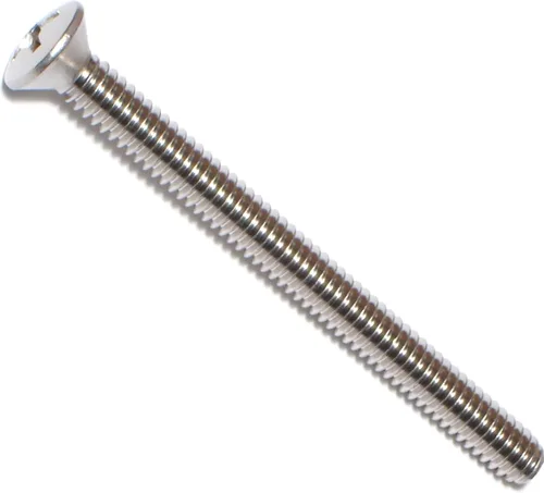Vista 2 de Hard-to-Find Fastener 014973449049 Tornillos de máquina ovalados Phillips, 10-24 x 4, Pieza-3