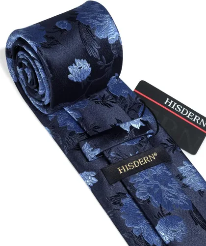 Vista 46 de Corbatas florales tejidas clásicas para hombre, corbata cuadrada de bolsillo, corbatas formales para hombres, boda con pañuelo