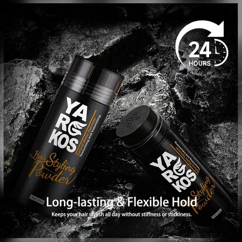 Vista 3 de Polvo para peinar el cabello para hombres y mujeres, polvo de textura de cabello, texturizante y voluminizador, sujeción fuerte, acabado mate
