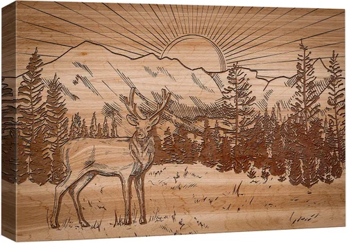 Vista 74 de Hermoso lienzo de paisaje, decoración de pared, arte moderno, juegos para el hogar