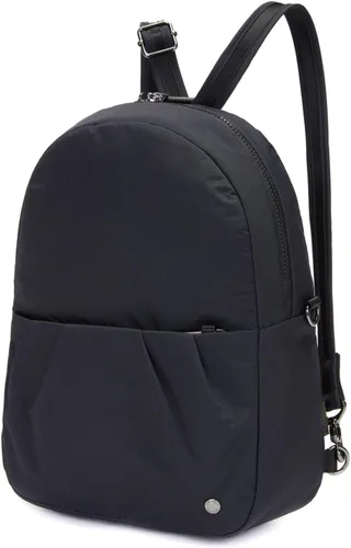 Vista 4 de Pacsafe Citysafe CX - Mochila convertible antirrobo para tablet de 10 pulgadas, color negro ECONYL Econyl Negro