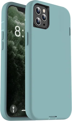 Vista 8 de ORIbox - Funda compatible con iPhone 11 Pro Max, resistente a los golpes, anticaídas, transparente