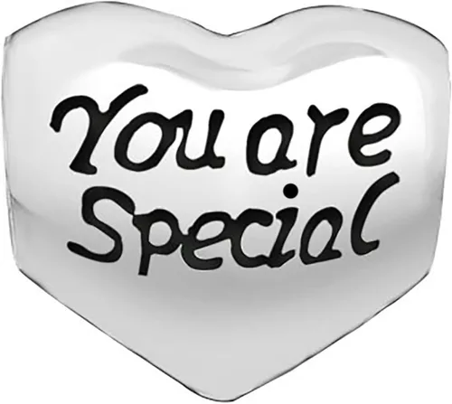 Vista 4 de Heart Nana You are Special Charm compatible con pulseras Pandora Charms