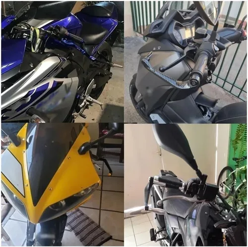 Vista 7 de Protector de palanca de motocicleta, guardamanos motocicleta 0.866 in manillar de mano manillar guardias para Dirt Pit Bike para B&ajaj Pulsar 200