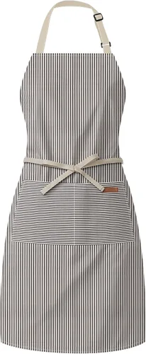 Vista 12 de Syntus Chef Apron for Men Women Kitchen Cooking Apron with Pockets, Adjustable Bib Aprons Stain Resistant