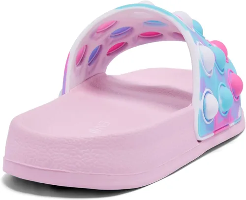 Vista 7 de Engtoy Sandalias para niños y niñas, unisex, ligeras, antideslizantes, puntera abierta, cómodas, para ducha, playa, divertidas sandalias