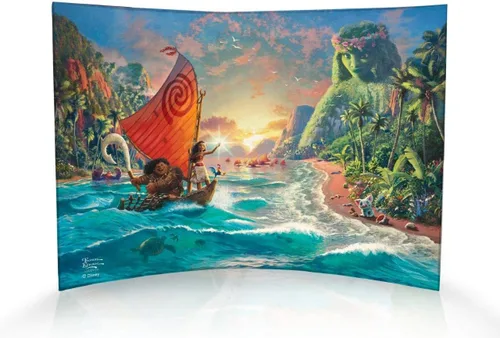 Vista 27 de Disney Brave - Thomas Kinkade Studios - Impresión fotográfica acrílica curvada de 10 x 7 pulgadas - Decoración independiente - Coleccionable