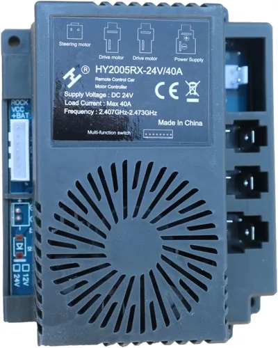 Vista 3 de HY2005RX-24V/40A 2.4G Control remoto blanco y receptor, para niños, caja de control de 24 V, accesorios de placa base, piezas de repuesto