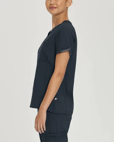 Vista 2 de Urbane Impulse 9108 - Camiseta quirúrgica con cuello en V para mujer