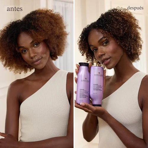 Vista 6 de Pureology Kit de Champú y Acondicionador Hidratante - Para Cabello Seco, Medio a Grueso y Teñido, Suaviza y Hidrata Profunda, Sin Sulfatos