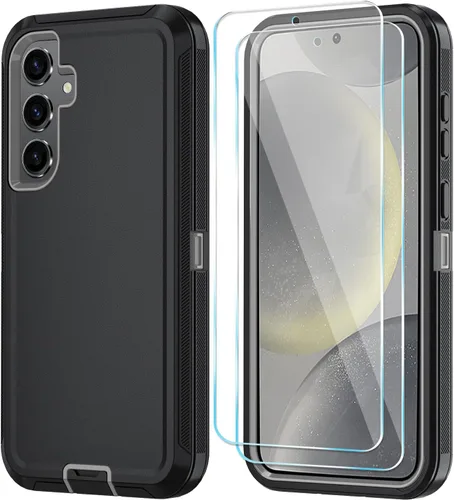 Vista 9 de ONOLA Funda para Samsung Galaxy S24+ / Funda S24 Plus con protector de pantalla HD [No es compatible con S24 / S24 Ultra], Funda de teléfono Vino