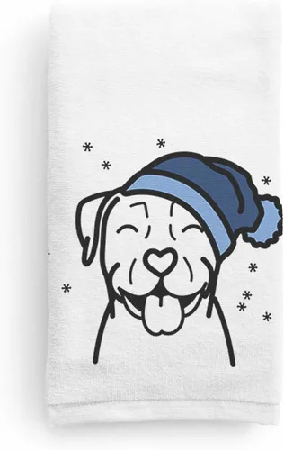 Vista 24 de Inkopious Gorro de invierno Airedale Terrier Toalla de mano decorativa - Decoración navideña para el hogar