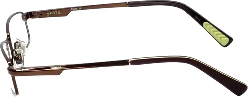 Vista 3 de Orvis Designer Eyeglasses Flight in Brown-Green 1.969in DEMO LENS