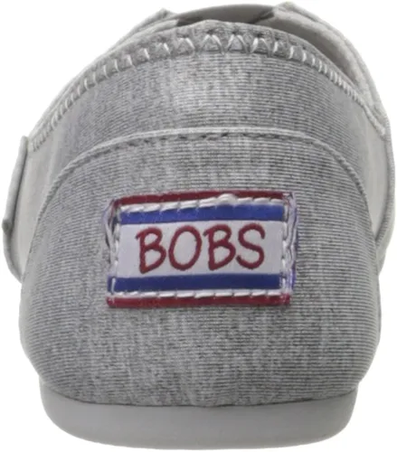 Vista 3 de BOBS de Skechers - mocasines sin agujetas y a la moda para mujer, de felpa, pantuflasmocasines