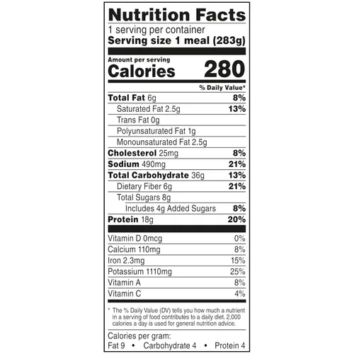 Vista 8 de Healthy Choice Simply Steamers Frozen Dinner, marinara de albóndigas