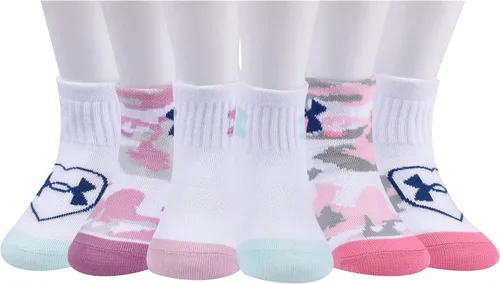 Vista 4 de Under Armour Paquete múltiple de calcetines para niña
