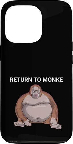 Vista 10 de Reject Humanity Return to Monkey Uh Oh Stinky Funny Monke Case for iPhone 17