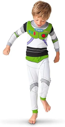 Vista 2 de Disney Boys Buzz Lightyear Costume PJ PALS Pajamas