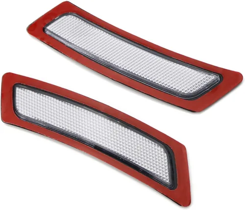 Vista 2 de Marcadores laterales para parachoques delantero con lente transparente, reflector, repuesto para BMW F10 F11 5 Series 525i 528i 530i 535i 545i 550i