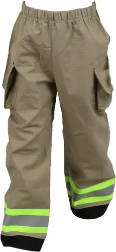 Vista 5 de Traje de 3 piezas personalizado de bombero para niños pequeños
