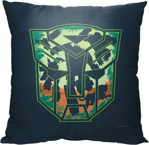 Vista 15 de Northwest Almohada Transformers, 18" x 18", Autobot Shield