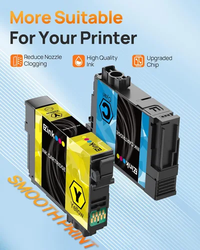 Vista 3 de E-Z Ink Cartucho de tinta remanufacturado de repuesto para 252XL Combo Pack para impresora Epson Workforce WF-7110 WF-7720 WF-7710 WF-3620 WF-3640