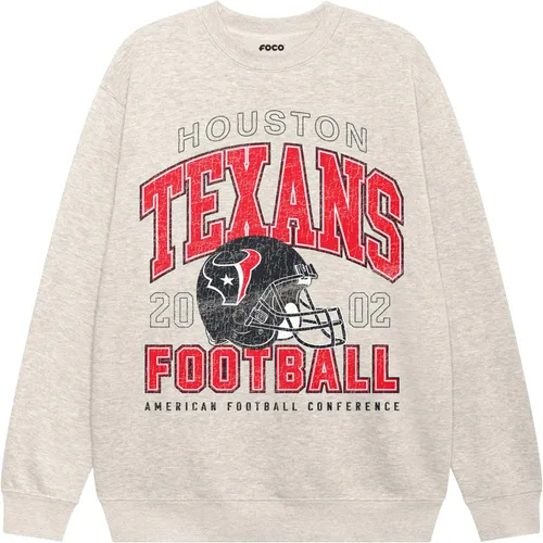Vista 17 de FOCO Sudadera unisex de cuello redondo con logotipo de equipo universitario de la NFL