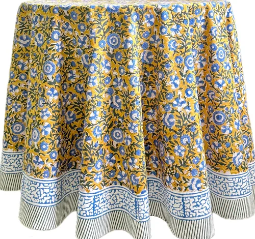 Vista 82 de ATOSII Mantel 100% algodón, Amara, floral, hecho a mano, rectangular, de lino, para cocina, comedor, fiestas, bodas, exteriores, picnics, Pascua