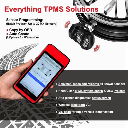 Vista 4 de Autel MaxiTPMS ITS600Pro herramienta de programación TPMS con TPMS completo, actualización 2025 de ITS600, todos los diagnósticos del sistema