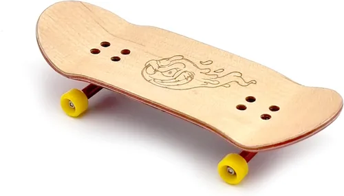 Vista 3 de SPITBOARDS® 34mm x 96mm Juego de Fingerboard Pro (Completo) Cubierta de madera real Trucks Pro con tuercas de bloqueo y bujes Pro Ruedas Pro