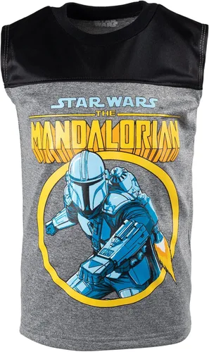 Vista 5 de STAR WARS The Mandalorian - Conjunto de 3 piezas camiseta sin mangas y pantalones cortos