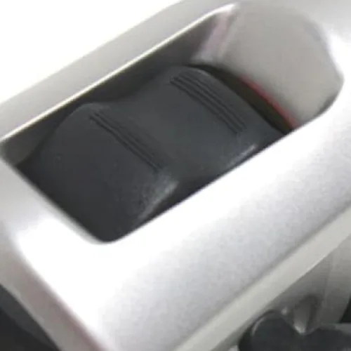 Vista 7 de Manija de puerta para Toyota Corolla 2009-2015 lado del pasajero Interior Delantera o trasera Palanca plateada con botón de bloqueo