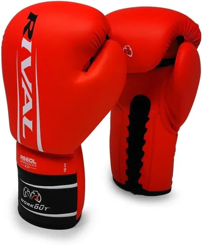 Vista 3 de RIVAL Guantes de boxeo RS60 2.0 con cordones para sparring, superficie de golpeo más grande para máxima protección