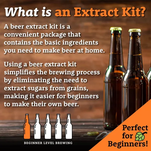 Vista 2 de My Brew Supply Kit de extracto doble IPA Hazy Juicy Double IPA Extracto de malta seca pálido, trigo y Pilsen, azúcar de maíz, avena en copos