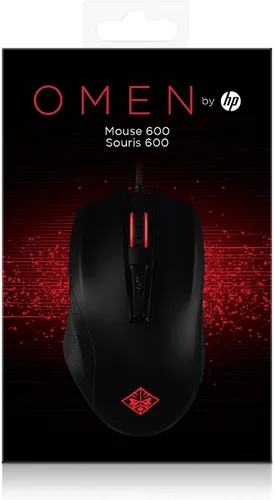 Vista 7 de OMEN by HP Ratón USB para juegos con cable 600 negrorojo