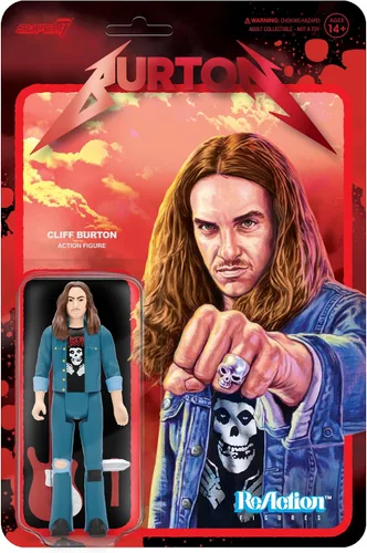 Vista 8 de Super7 Cliff Burton - Figura de acción de 3.75 pulgadas con accesorios, coleccionables de heavy metal y juguetes retro
