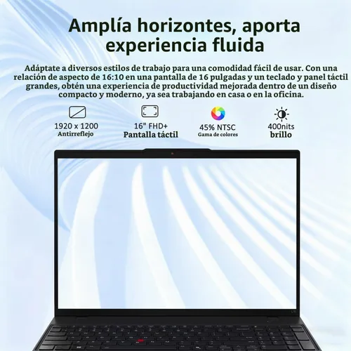 Vista 4 de Lenovo ThinkPad L16 Business AI PC Laptop (16" FHD+ pantalla táctil, Intel Ultra 5 225U (> Ultra 7 155U), 16 GB DDR5, 512 GB SSD), Premium E16, IPS