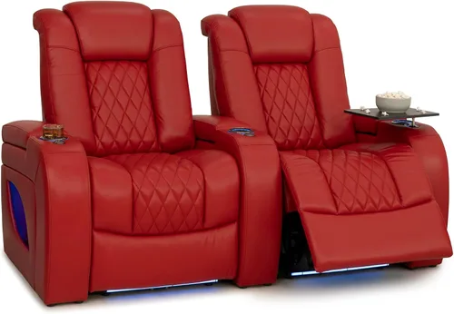 Vista 99 de Seatcraft Asientos de cine en casa Virtuoso LT Tawny Single reclinable Leonado