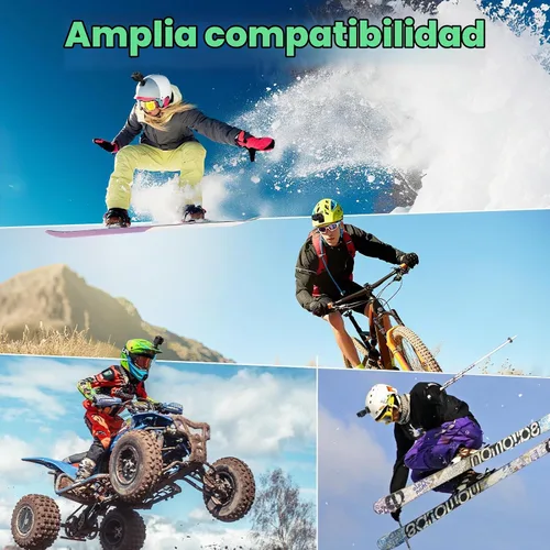 Vista 6 de AKASO Brave 7 LE - Kit de montaje adhesivo y cámara de acción