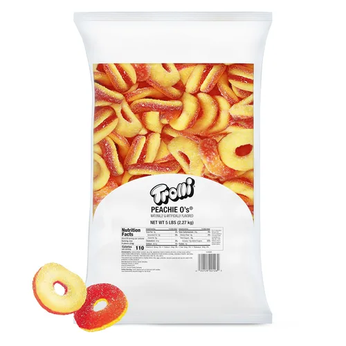 Vista 6 de Trolli Sour Brite Octopus, caramelo de goma agria, bolsa a granel de 5 libras