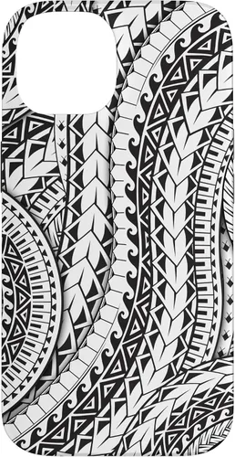 Vista 4 de Funda de arte tribal polinesio para iPhone 16