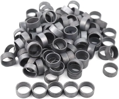 Vista 10 de Paquete de 30 anillos de crimpado PEX de cobre de 1/2 pulgada para sistema de tubos Pex (bronce, 30 piezas de 1/2 pulgadas)