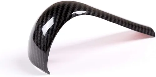 Vista 8 de YIWANG Cubierta de cabeza de cambio de marcha central de automóvil estilo fibra de carbono para BMW E39 E60 E61 E83 E53 E46 Accesorios de coche