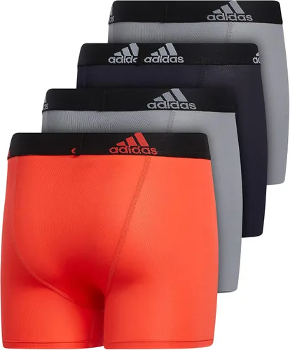 Vista 3 de adidas Calzoncillos tipo bóxer de rendimiento para niños (paquete de 4)