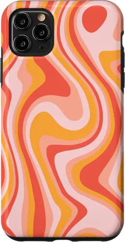 Vista 13 de iPhone 16 Retro Groovy Liquid Swirl Hippie 70's 80's Psychedelic Case