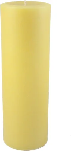 Vista 8 de Candlestock Vela de pilar redonda sin goteo de cera de abeja natural hecha a mano, 3 x 6 pulgadas