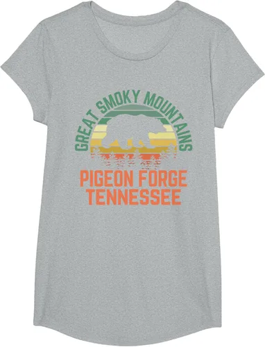 Vista 68 de Camiseta Pigeon Forge Great Smoky Mountains National Park Tennessee, Negro, S
