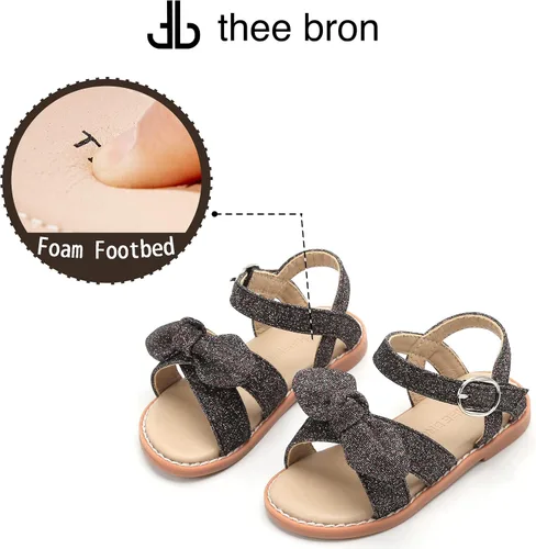 Vista 4 de THEE BRON Sandalias para niñas y zapatos de vestir de verano