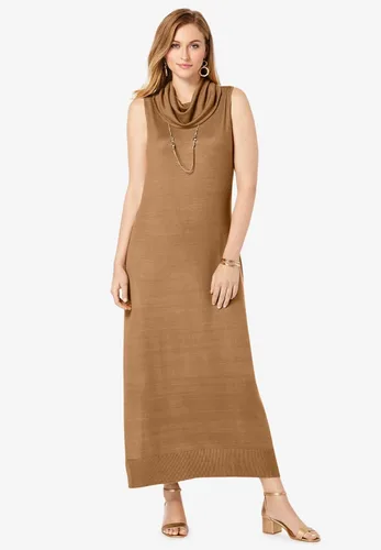 Vista 6 de Jessica London Vestido tipo suéter de 2 piezas de talla grande para mujer